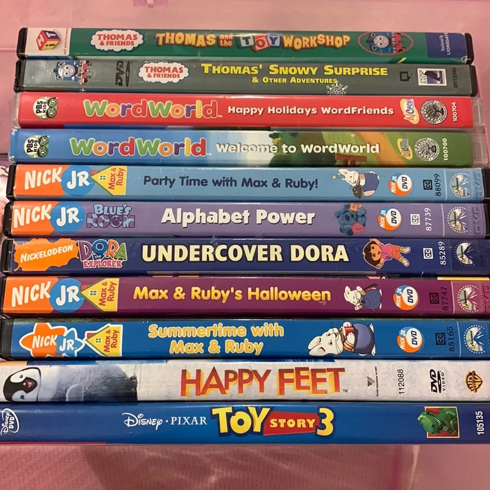 Assorted kids DVD’s